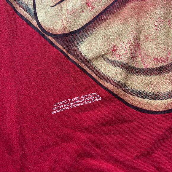Crazy‎ Vintage Tasmanian Devil Rare Crimson Tide T-Shirt USA - Picture 2 of 5